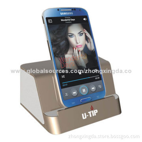 2014 fashionable design music mini Bluetooth speaker with double speaker, NFC function
